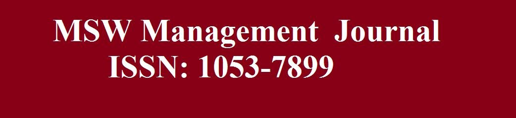 MSW Management  ISSN: 1053-7899